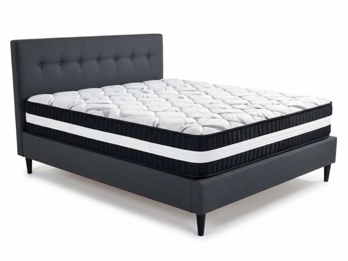 Novo Bed Frame & Euro Top Mattress L30 - Double