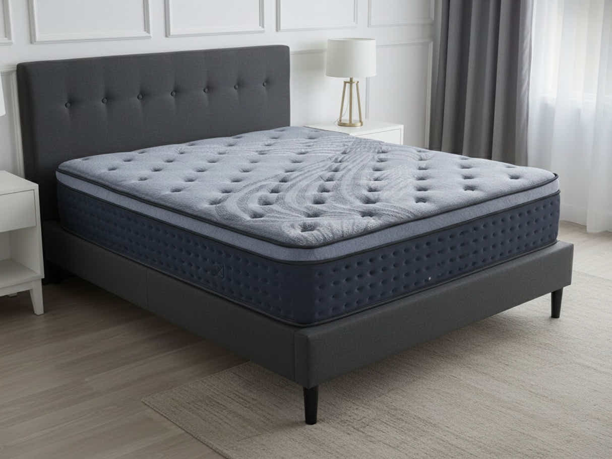 Novo Bed Frame & Euro Top Mattress B34 - Queen