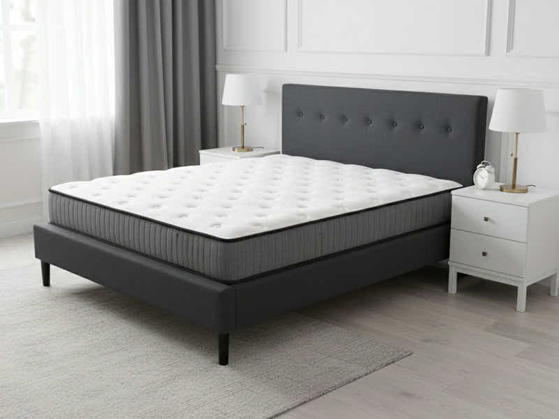 Novo Bed Frame & FIRM23 Mattress - Queen (Combo)