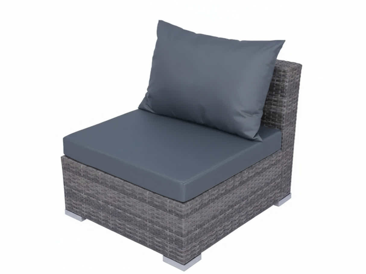 Vicenza 5-Piece Outdoor Corner Set - Grey