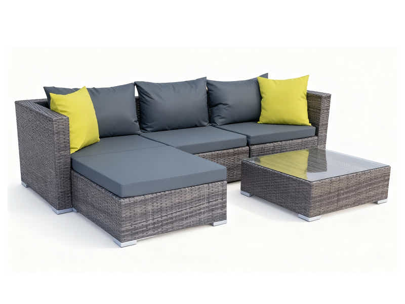 Vicenza Outdoor Corner Set Aluminium frame