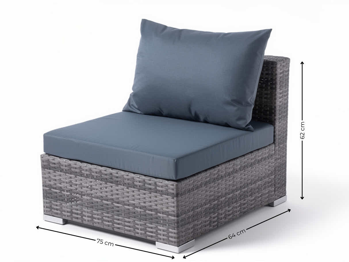 Vicenza Outdoor Middle Chair – Grey