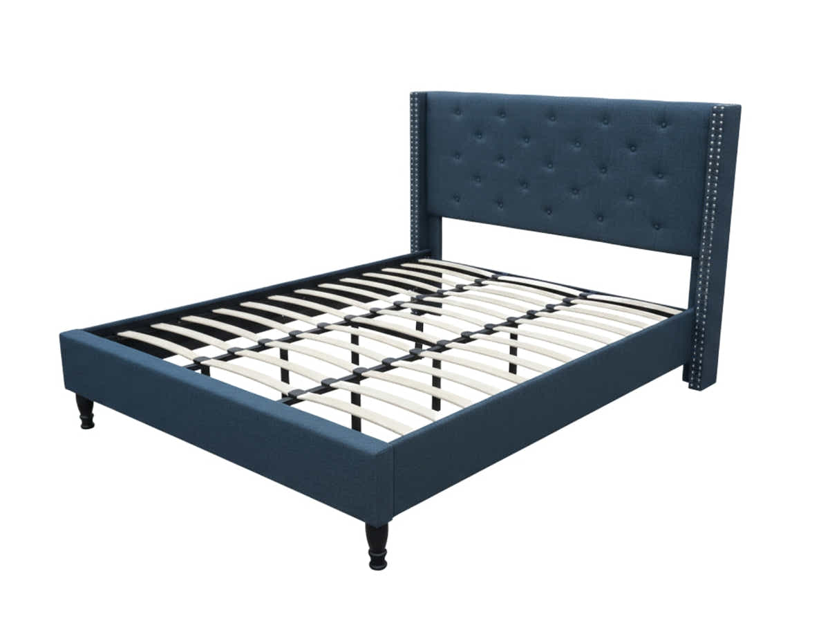 New Lisbeth Bed Frame Blue - King