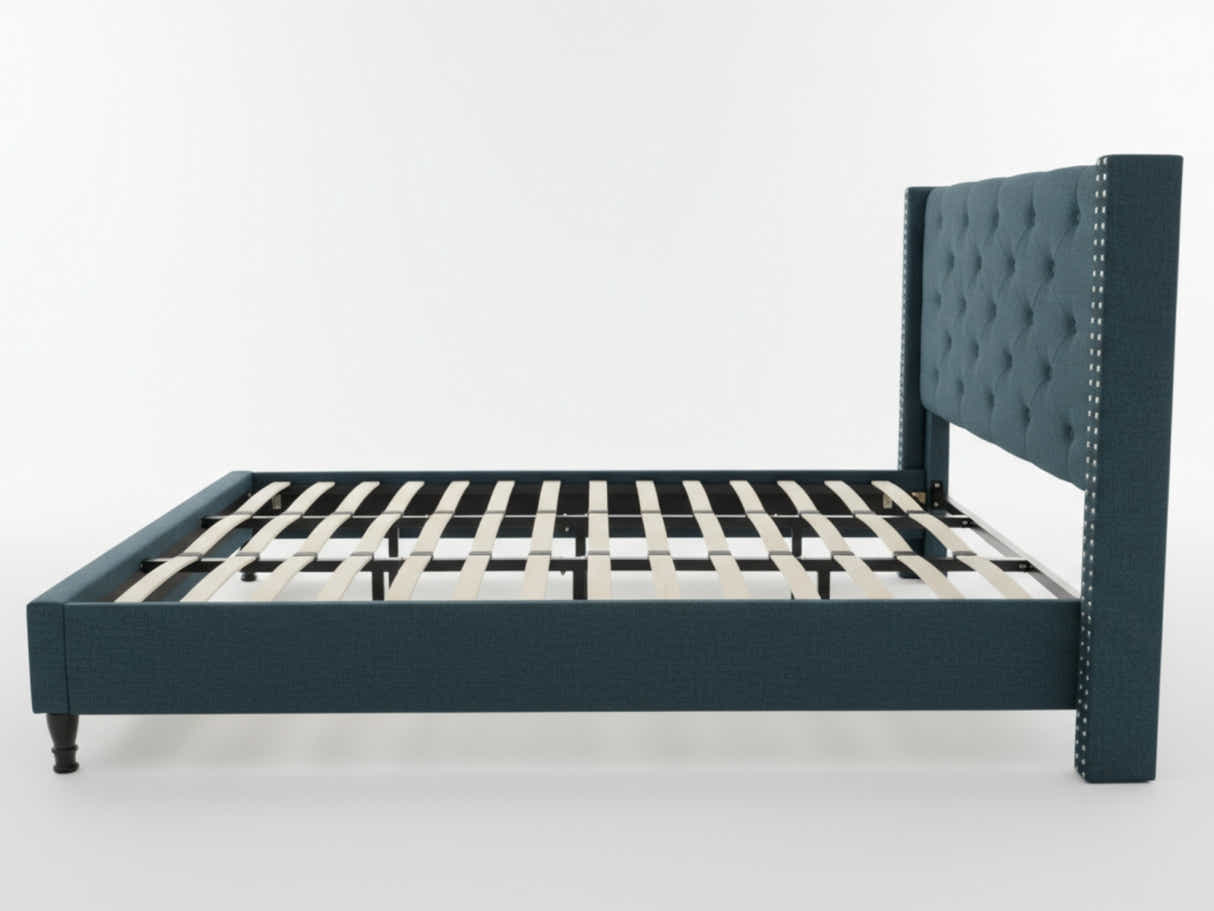 New Lisbeth Bed Frame Blue - King