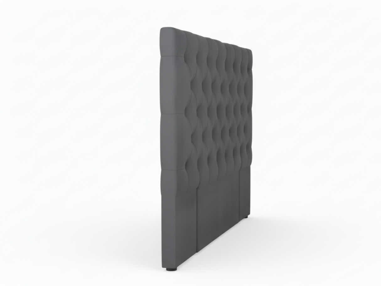 Rakel Fabric Headboard Grey - Queen