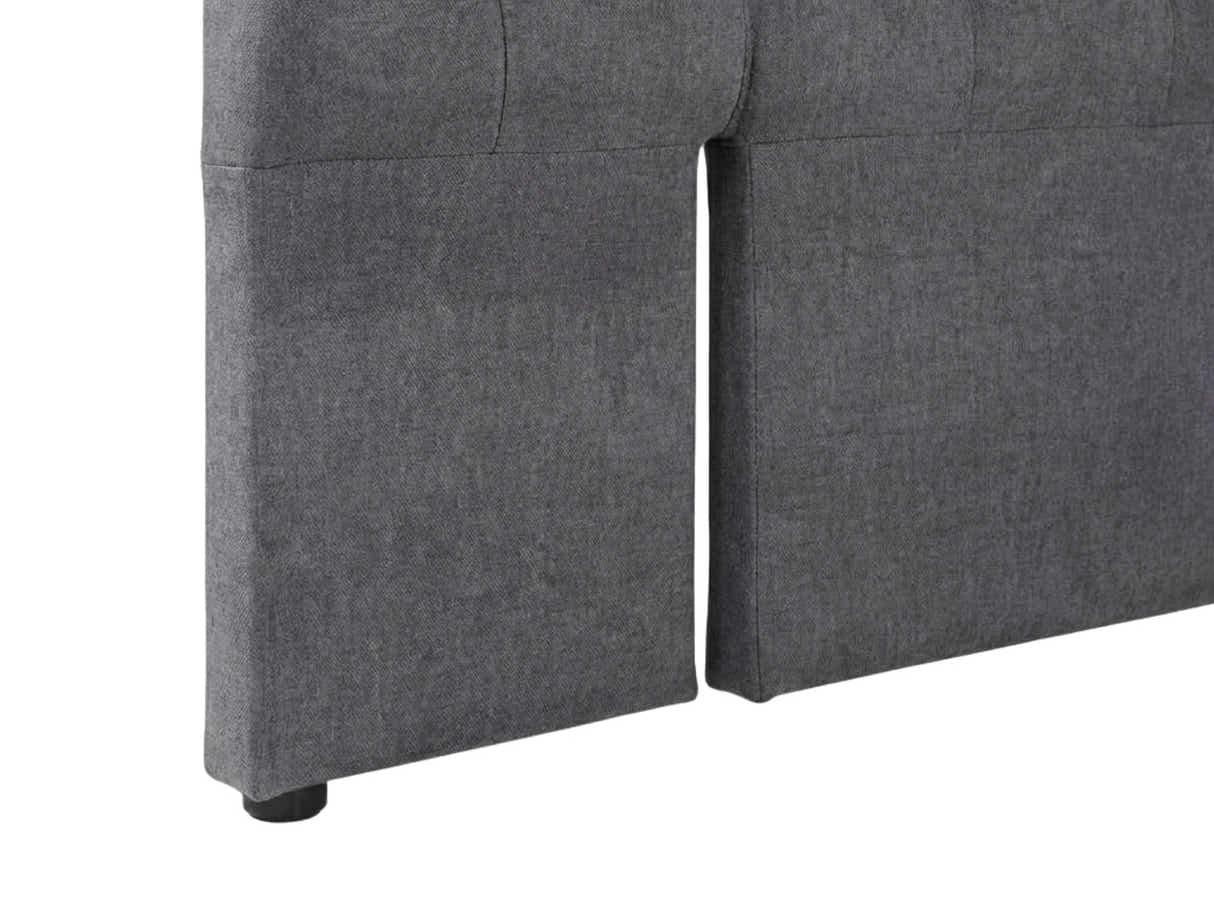 Rakel Fabric Headboard Grey - King