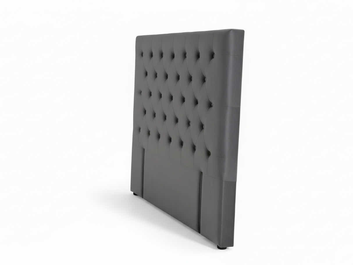 Rakel Velvet Headboard Grey - Queen