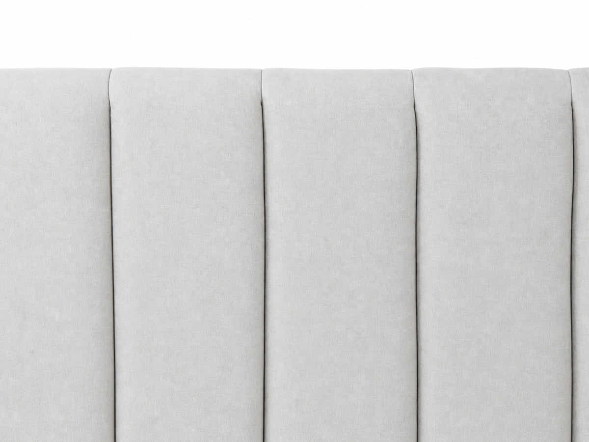 Tada Fabric Headboard Grey - Double