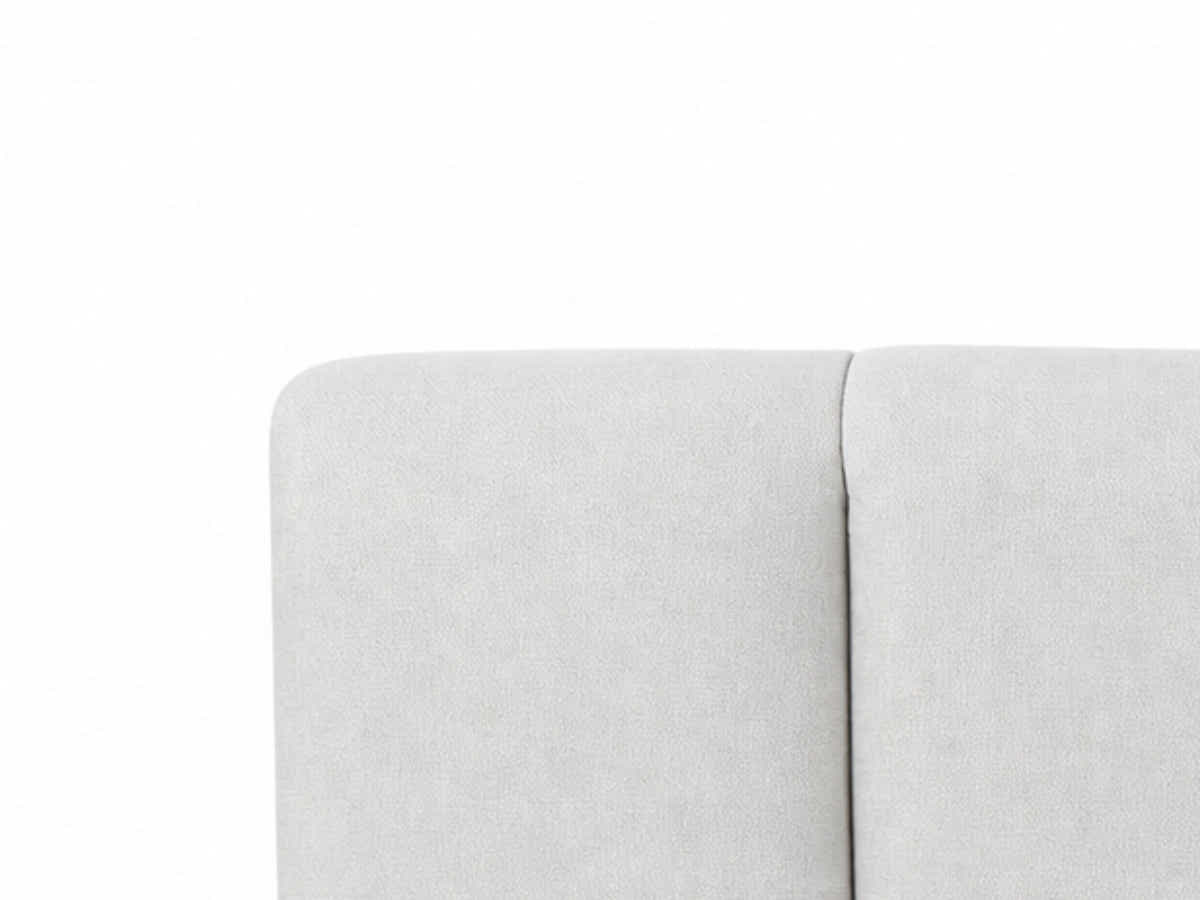 Tada Fabric Headboard Grey - Double