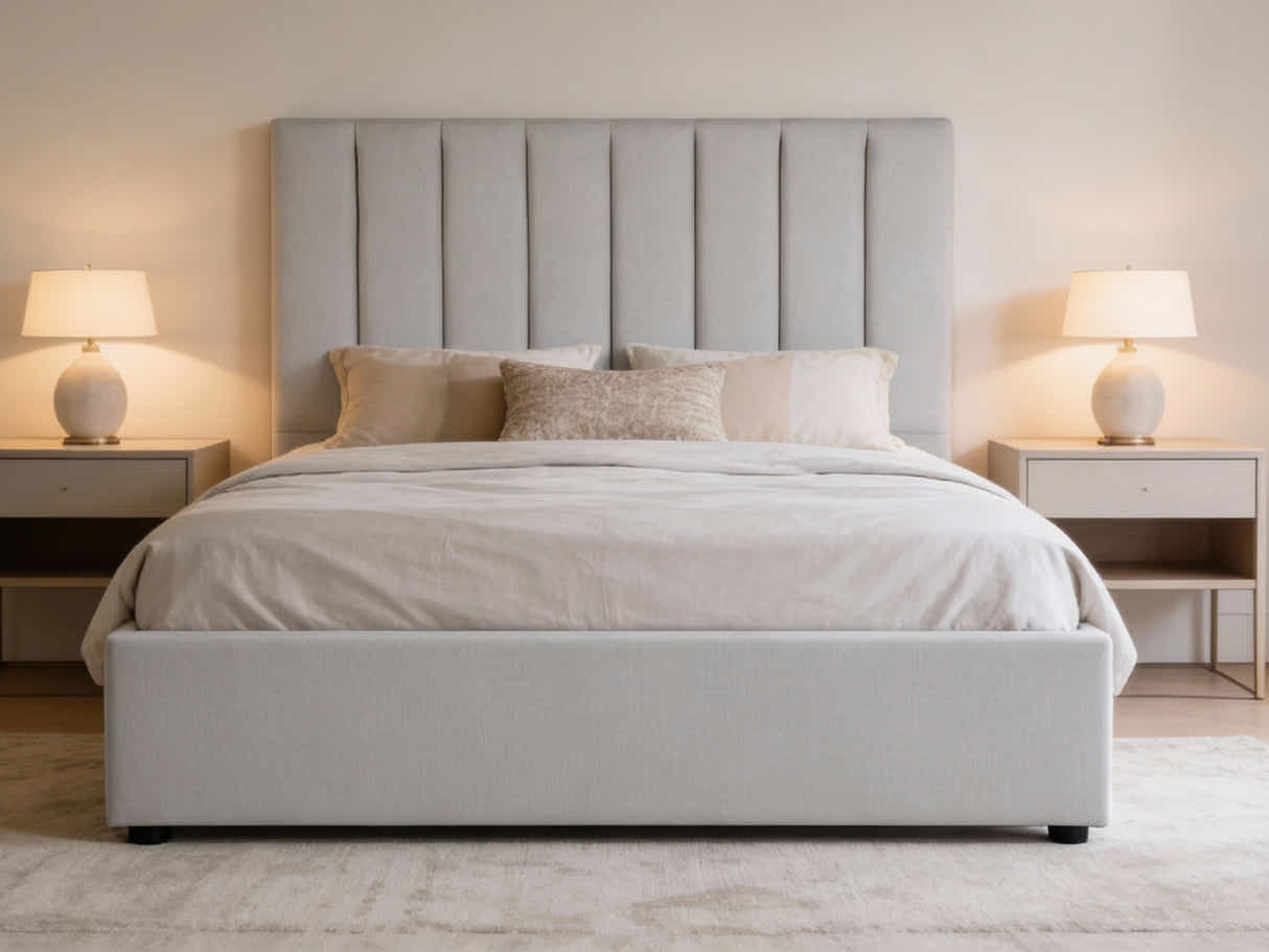 DS Tada Fabric Headboard Grey - King