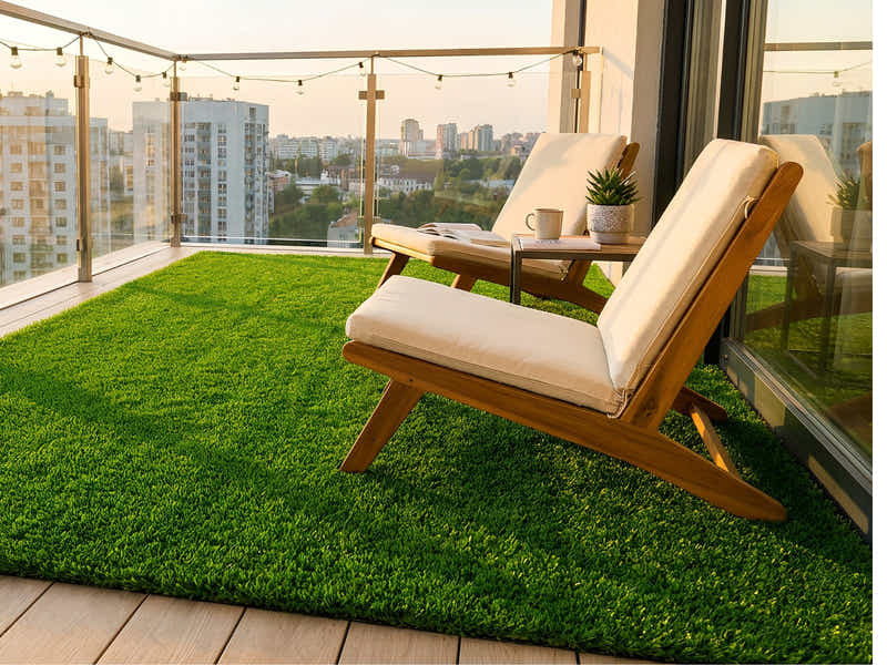 DS Olive Green 10 mm Artificial Grass - 2x5 m Roll