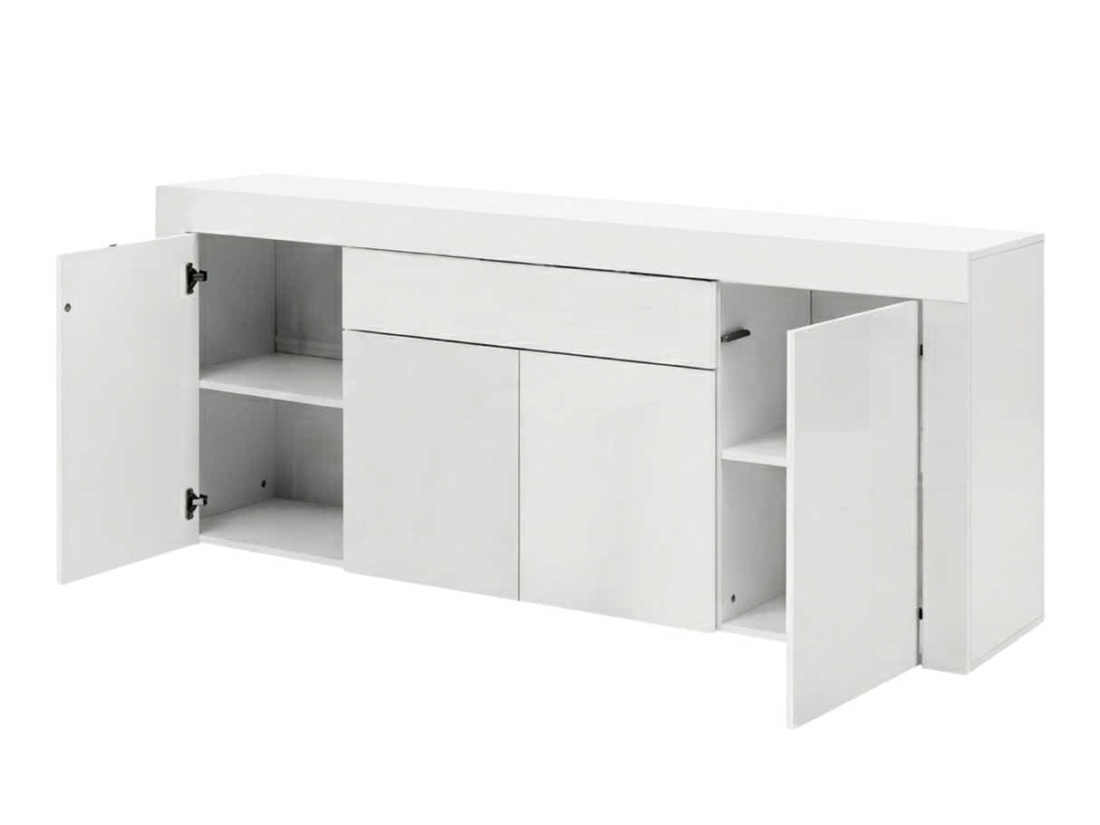 Glansig White Buffet Table - 180 cm