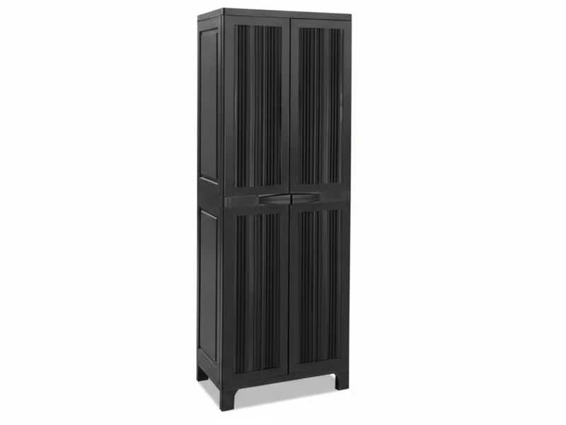 Full-Size Outdoor Storage Cabinet - Black