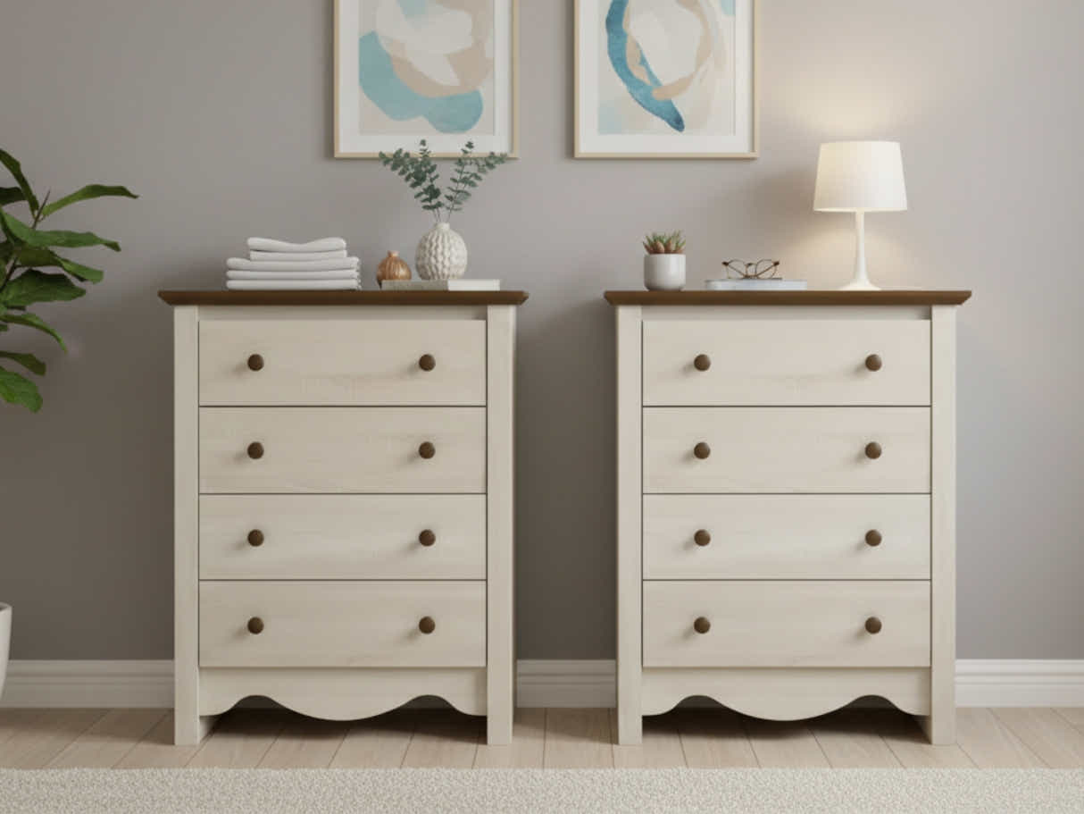 Walden 4-Drawer Tallboy - Set of 2