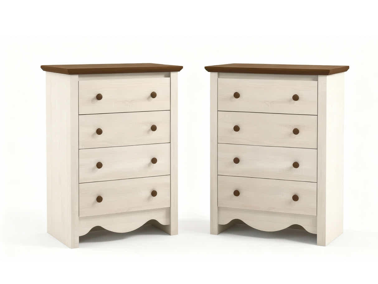 Walden 4-Drawer Tallboy - Set of 2