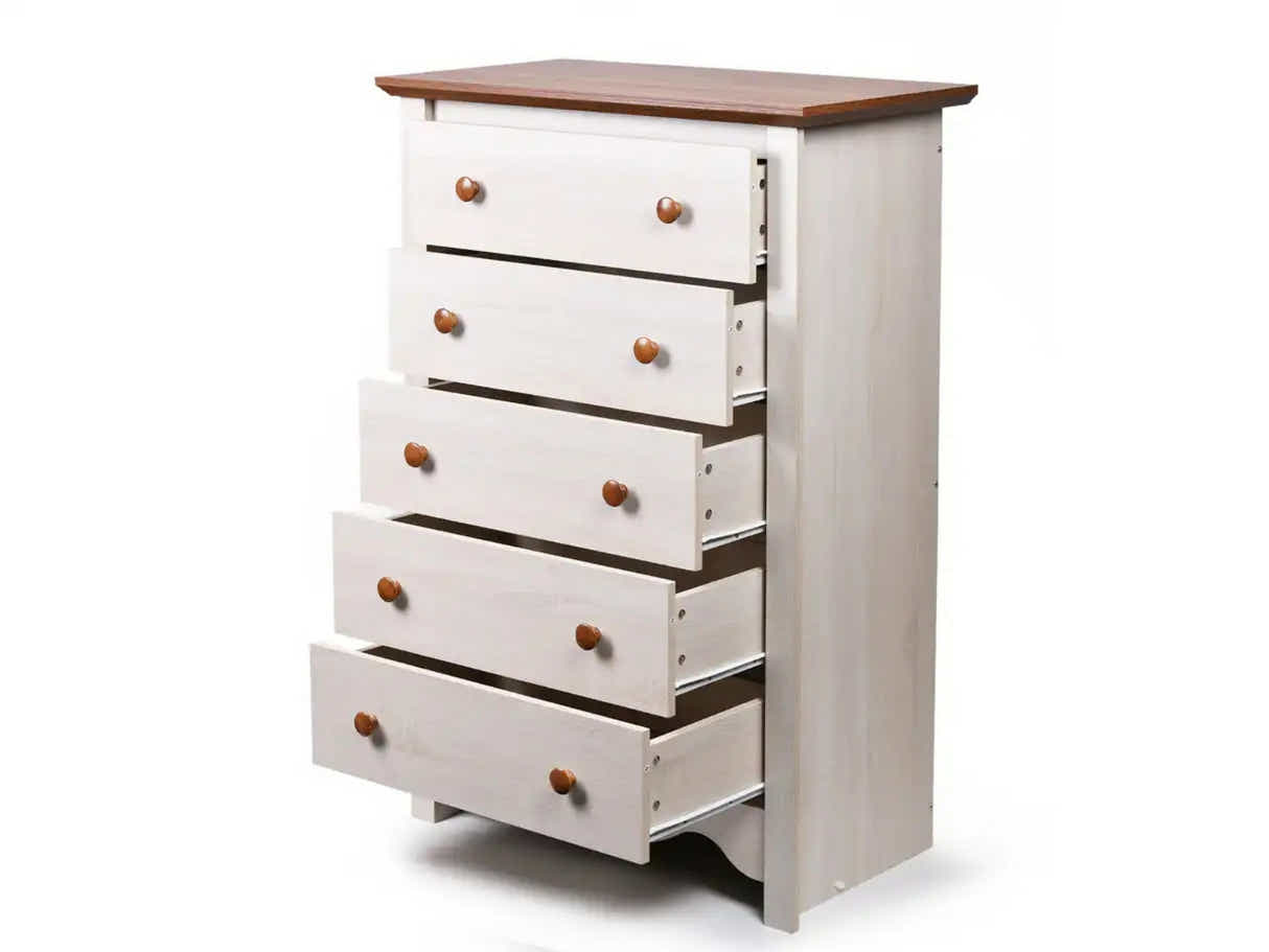 Walden 5-Drawer Chest - Set of 2