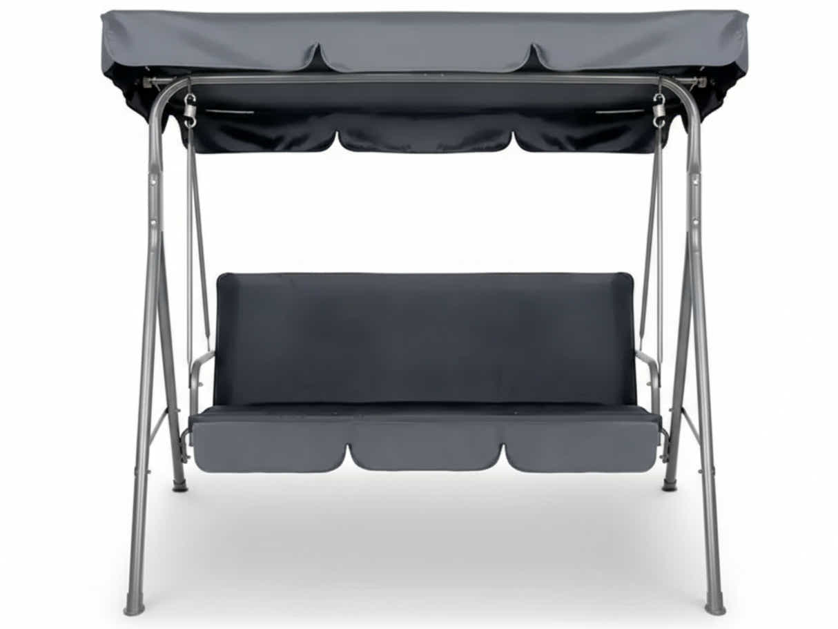Swing Chair with Canopy - Grey
