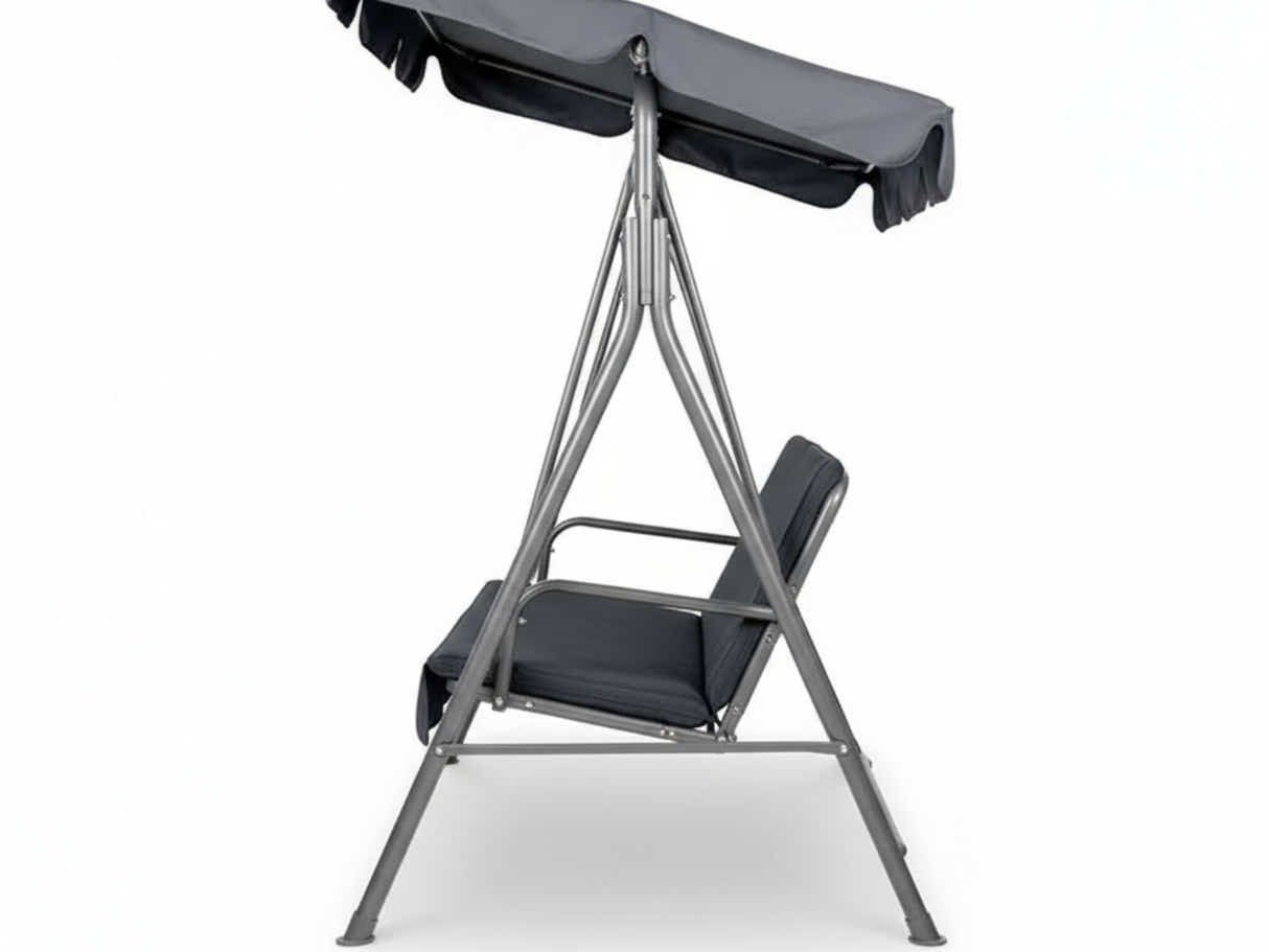 Swing Chair with Canopy - Grey