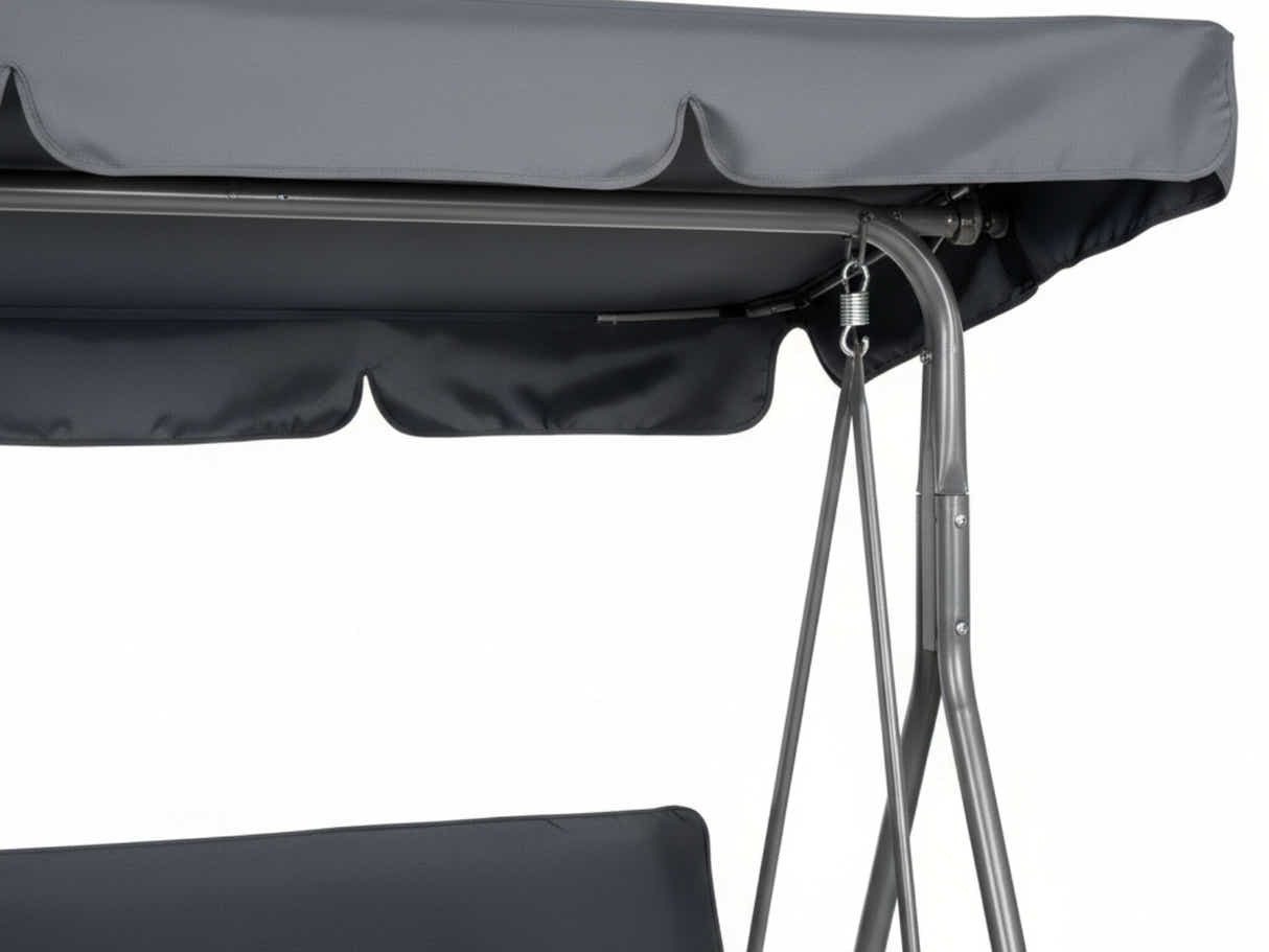 Swing Chair with Canopy - Grey