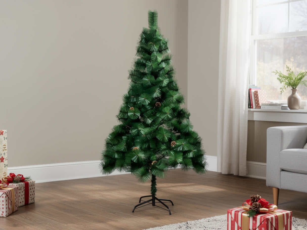 Christmas Tree with LED Lights - 6Ft/180 cm