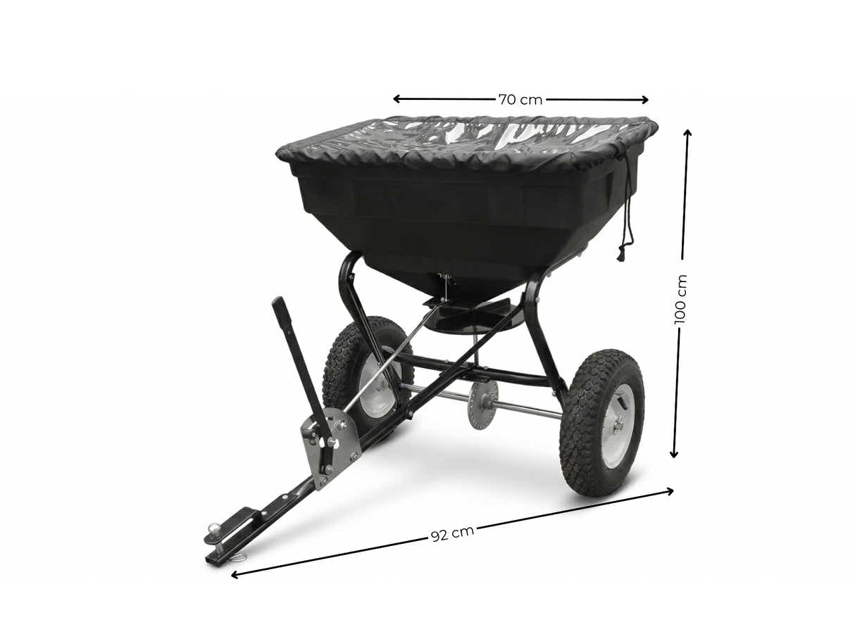 ATV Tow-Behind Fertilizer Spreader – 56kg / 60L Capacity