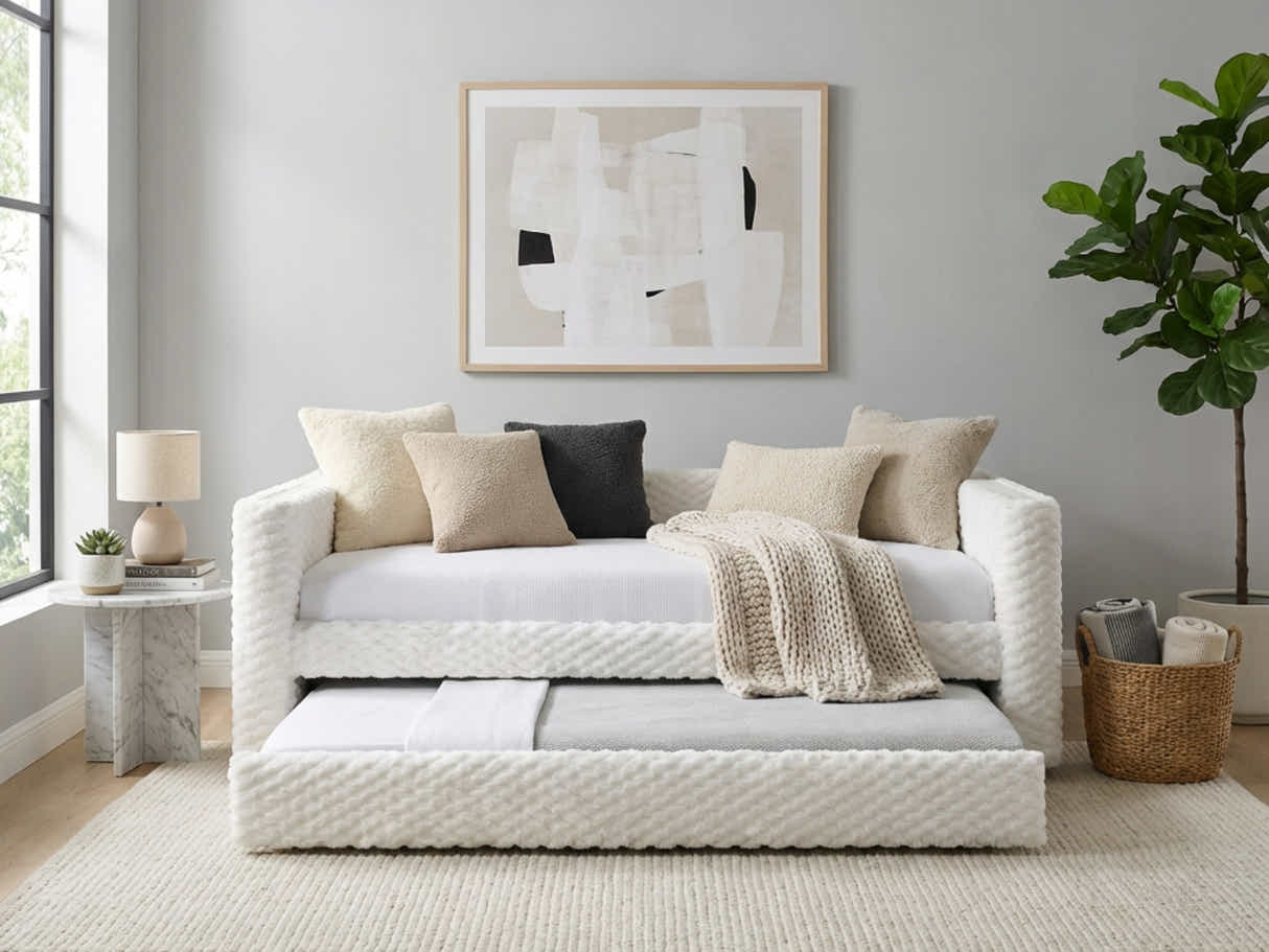 Eira Pull Out Day Bed - Snow White