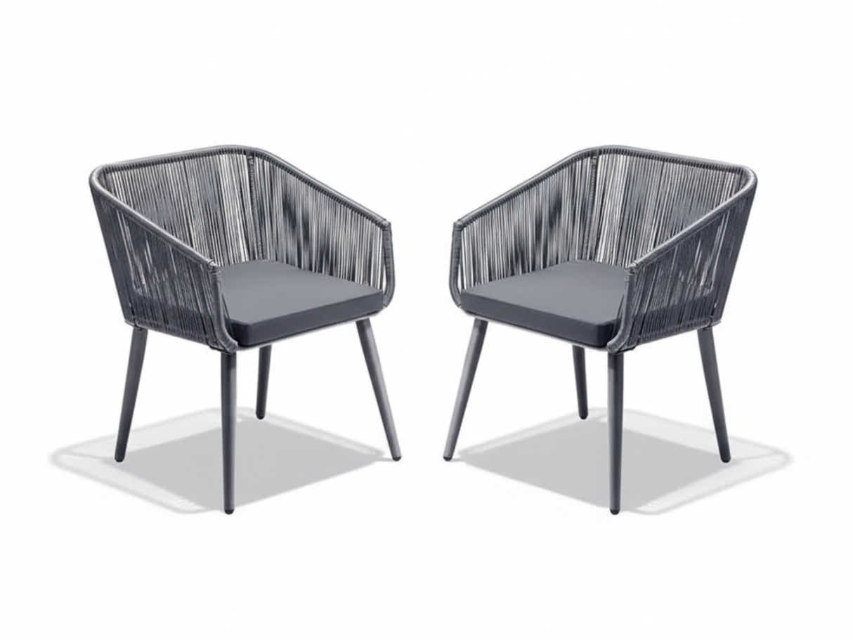 Tejp 3-Piece Outdoor Bistro Set - Grey