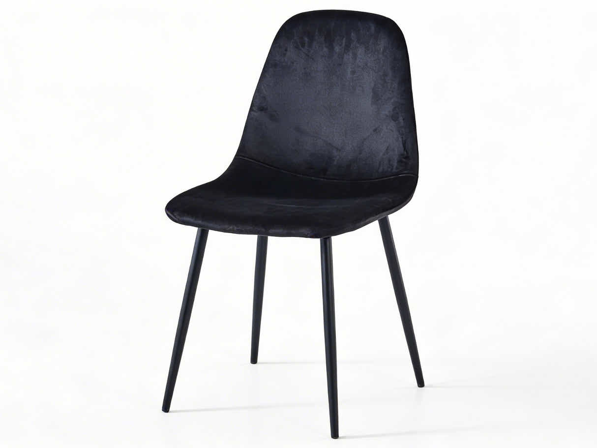 Axis Dining Chair with Fern Pattern - Set of 4