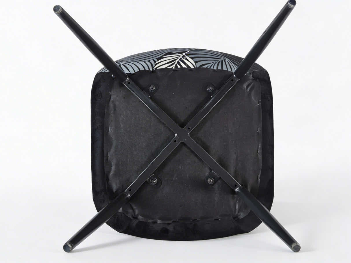Axis Dining Chair with Fern Pattern - Set of 4