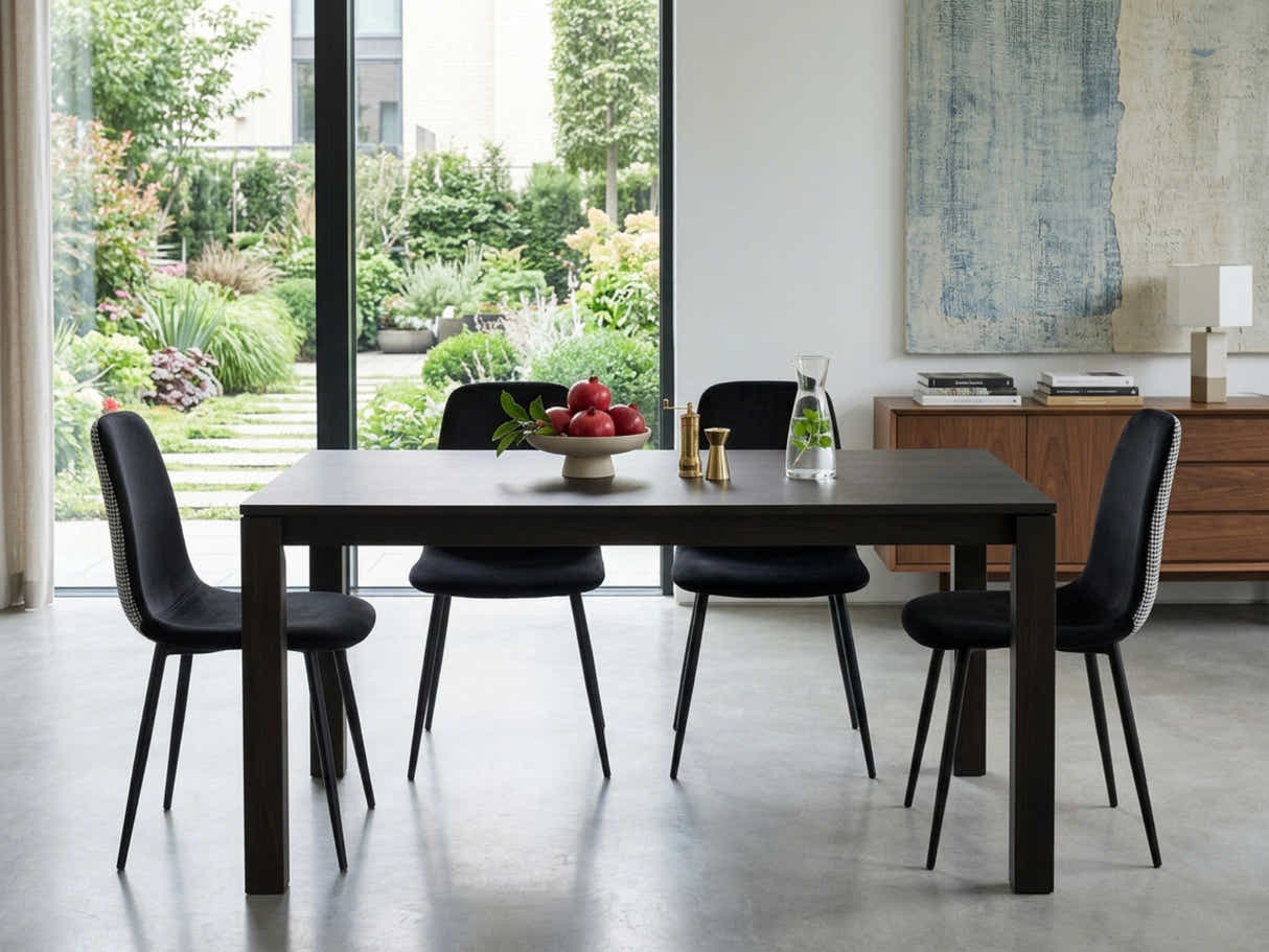 Axis Dining Chair with Houndstooth - Set of 4