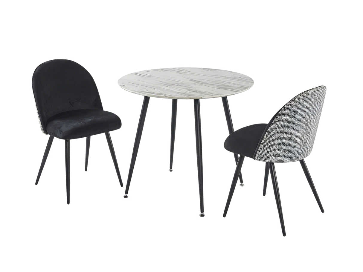 Fernando Round Dining Table with MDF Top - 90 cm