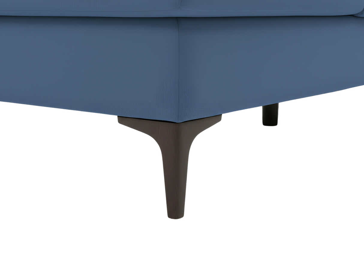 Adriana Linen Sectional Sofa - Blue