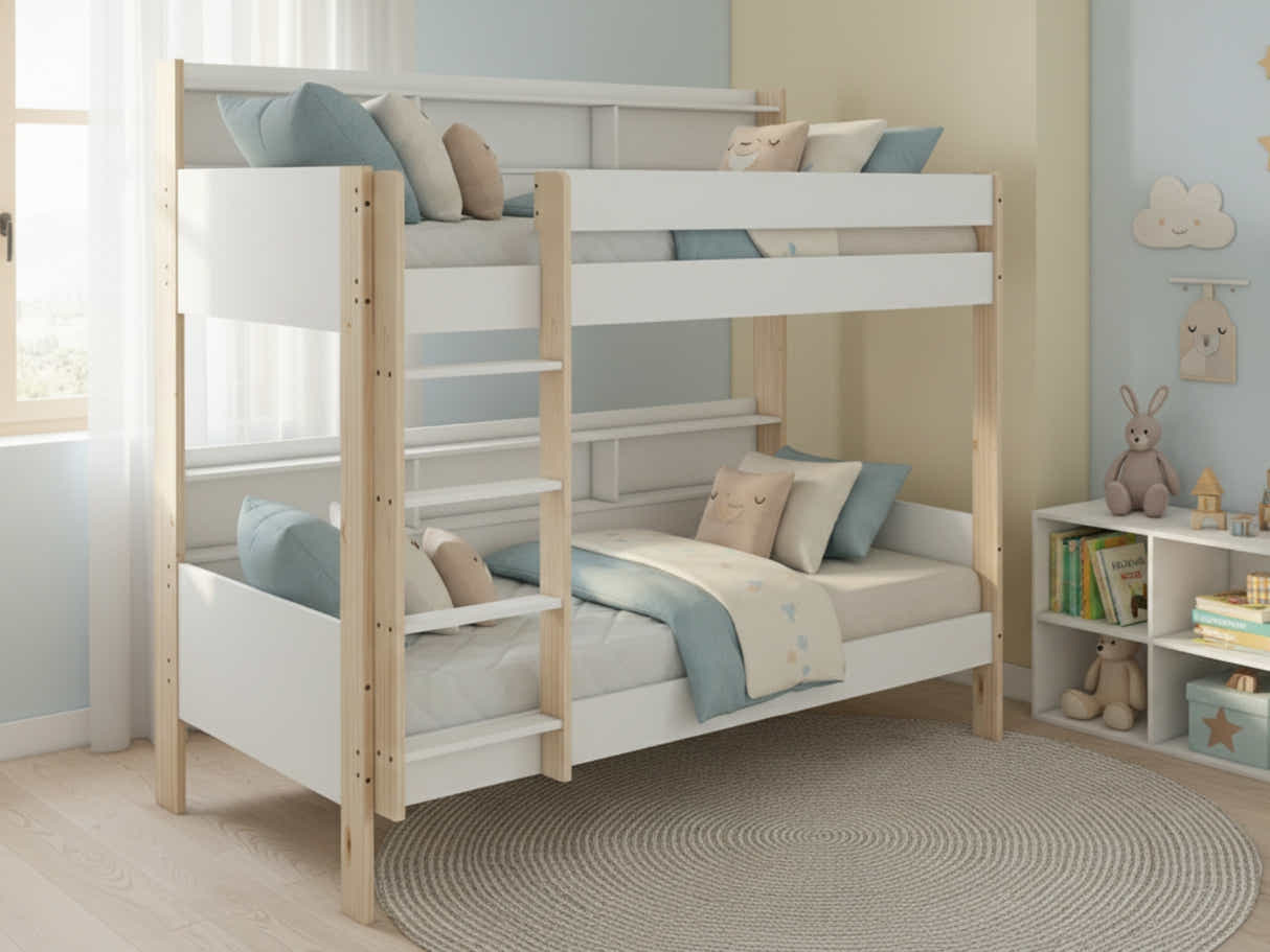 Gilly Bunk Bed & Mattress Bon15 Single x2