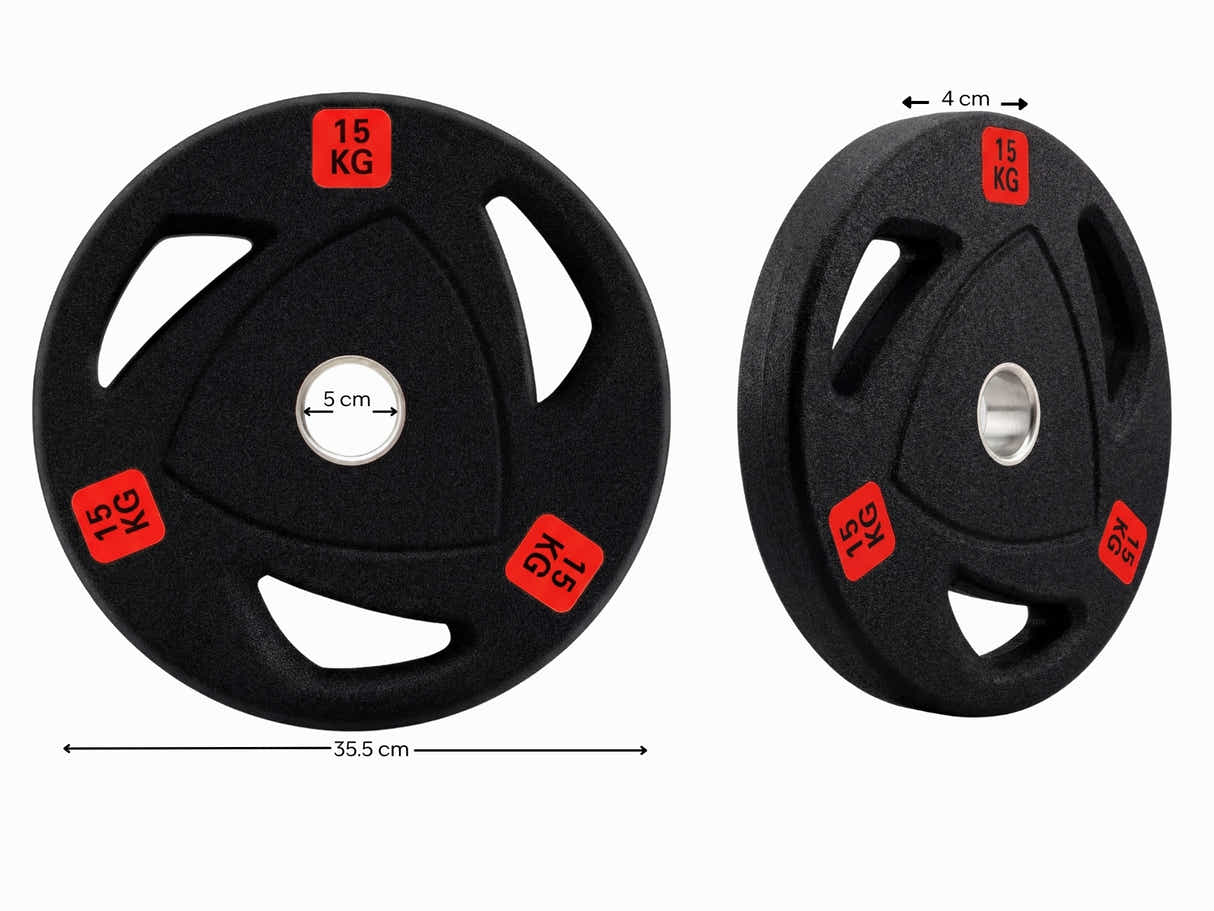 Rubber Weight Plate 15KG x 2