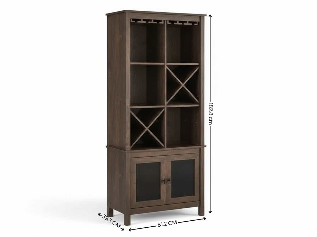 Mahogany Wine Cabinet