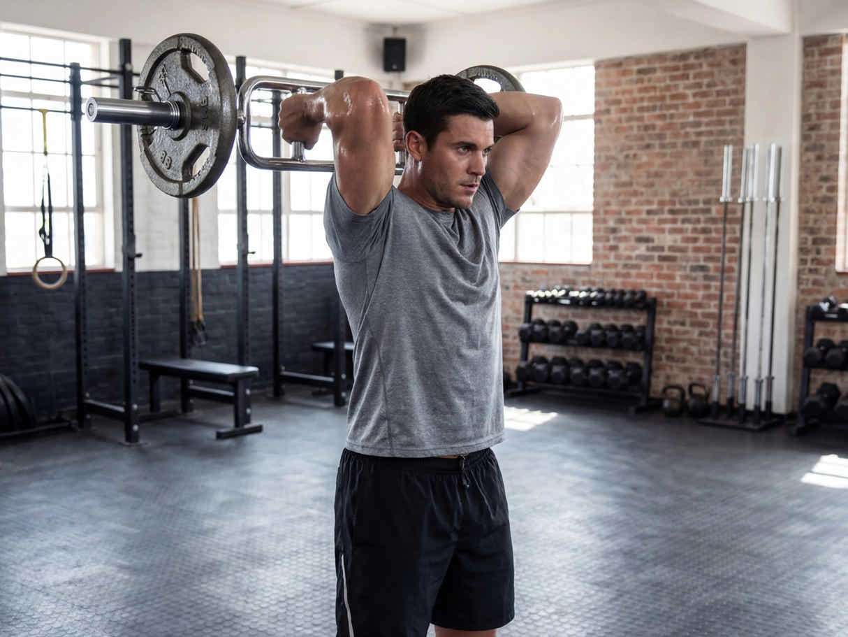 Olympic Solid Tricep Bar x1