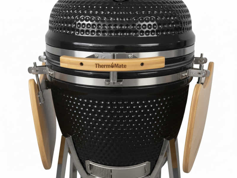 Kamado BBQ Grill Black - 21 Inch