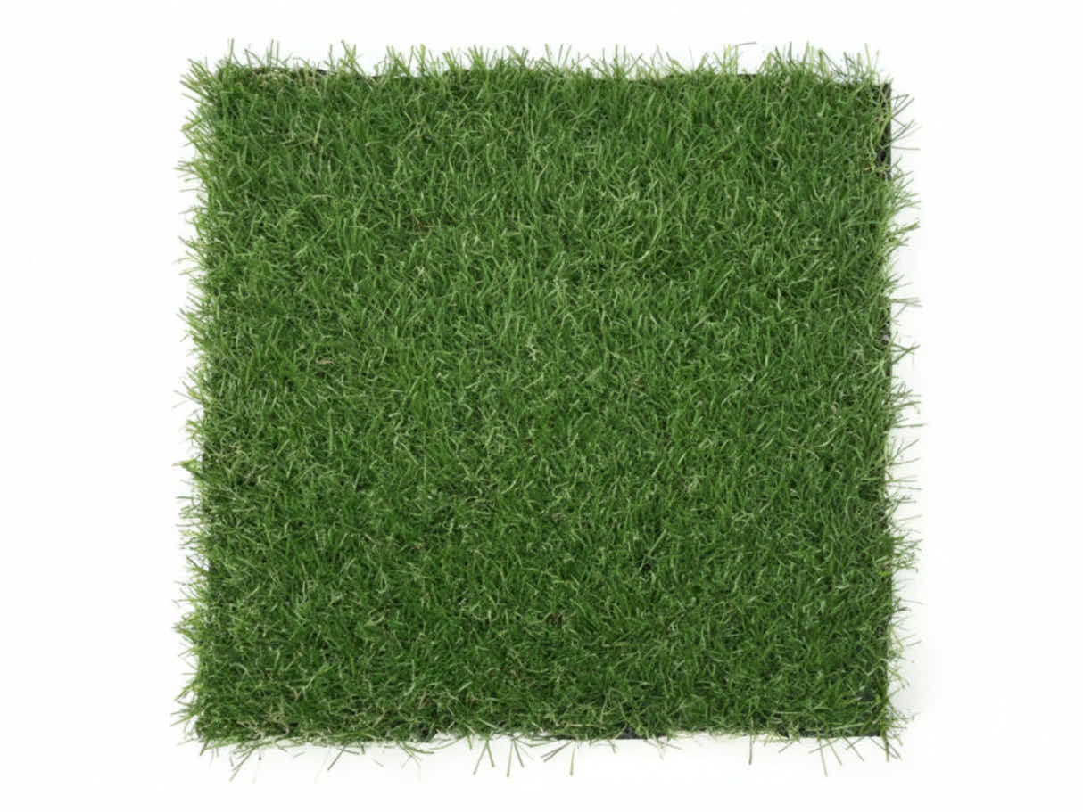Multi-Colors 20 mm Artificial Grass Tiles - 30x30 cm (Pack of 12)