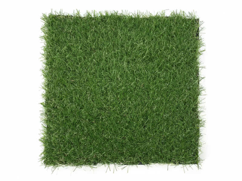 Multi-Colors 20 mm Artificial Grass Tiles - 30x30 cm (Pack of 12)