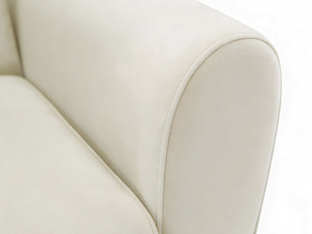 Limpley Velvet Sofa Bed - Beige