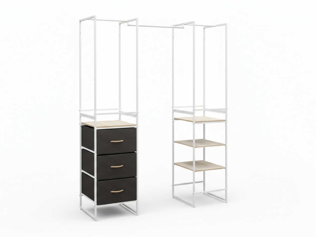 Delani Open Wardrobe Set