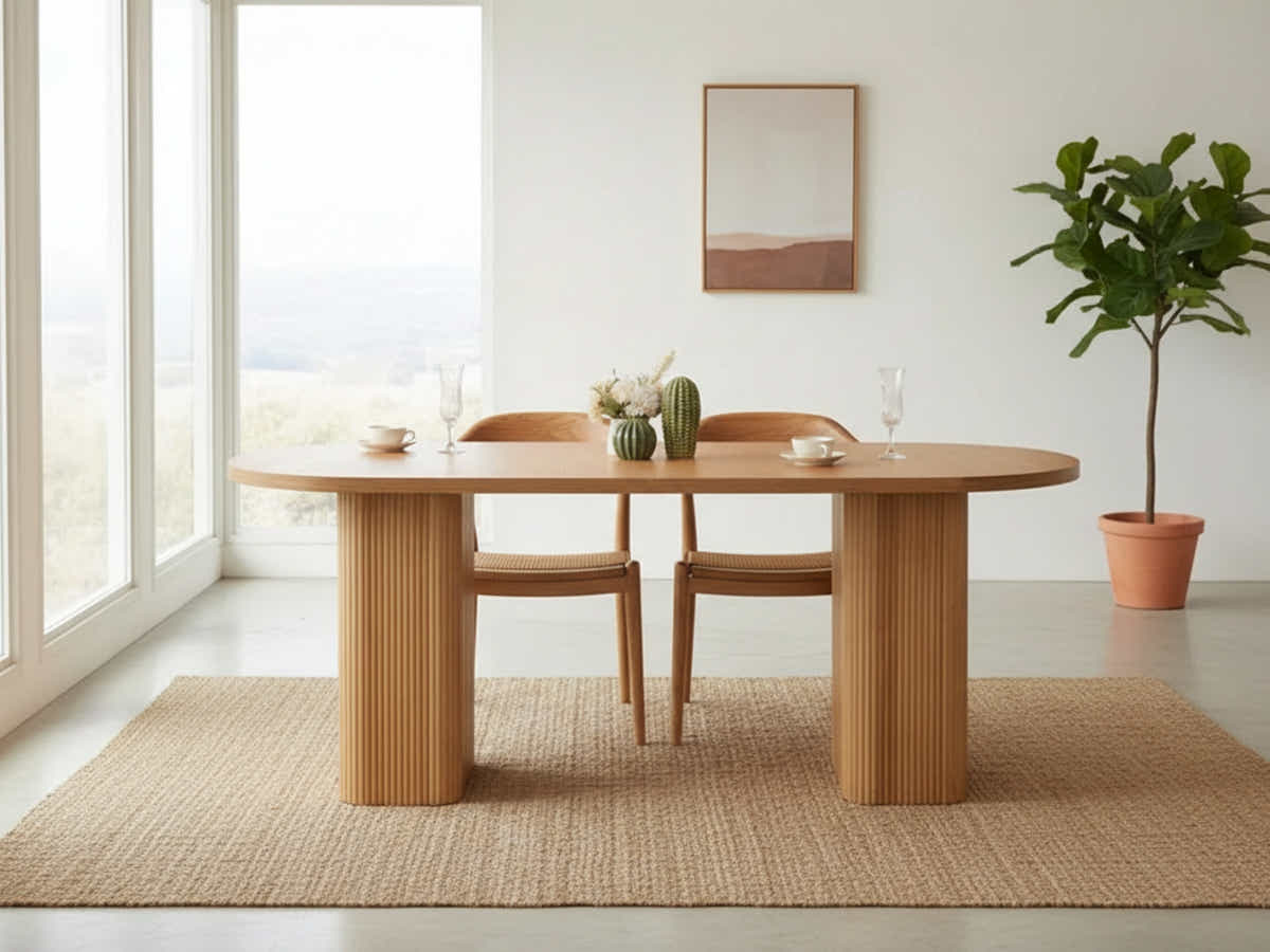 DS Bojd Wooden Dining Table - 180 cm