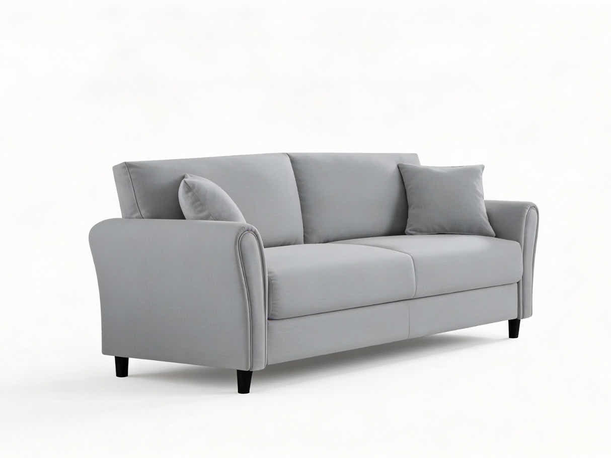Cozza Linen Sofa - Light Grey