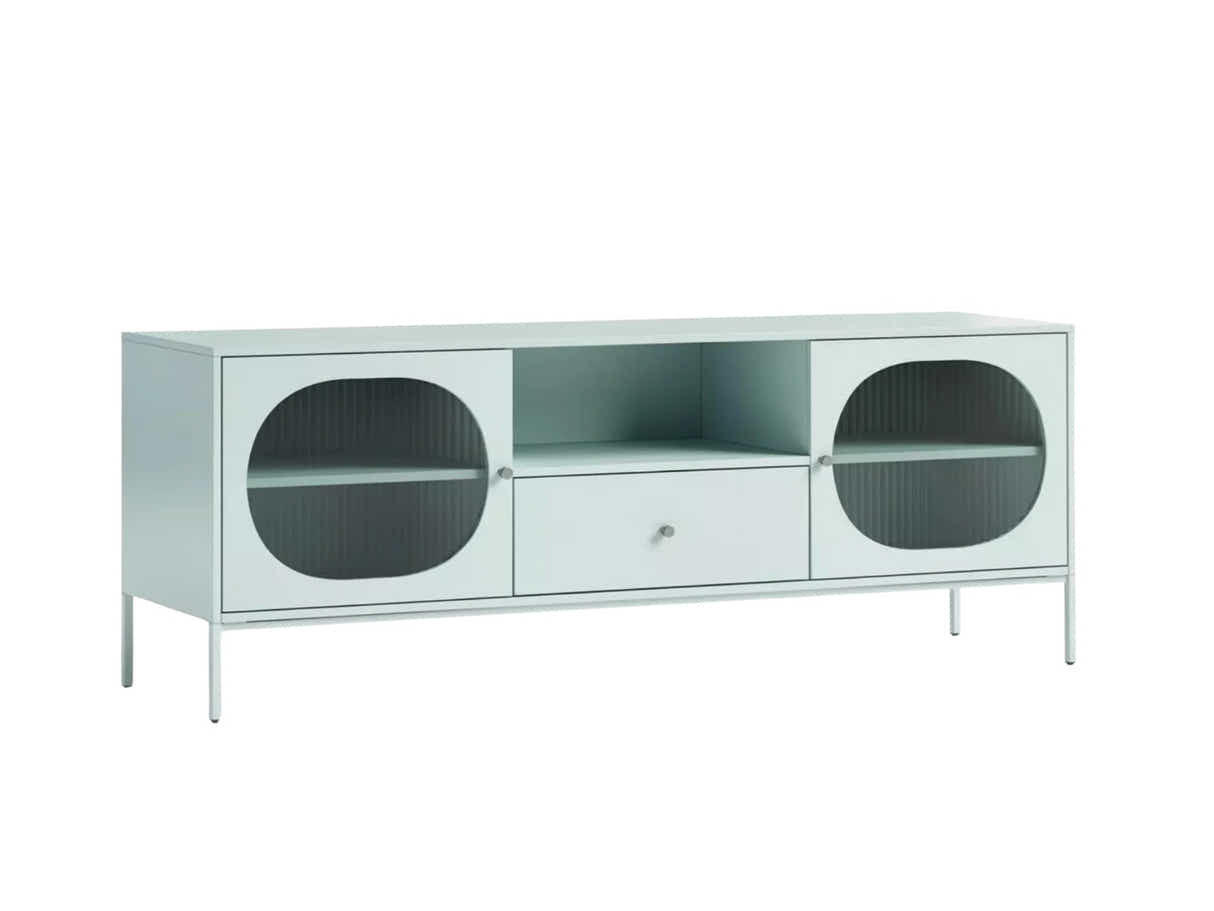 Lonna Steel Entertainment Unit Mint - 160 cm
