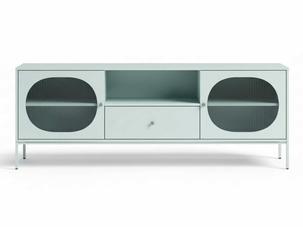 Lonna Steel Entertainment Unit Mint - 160 cm
