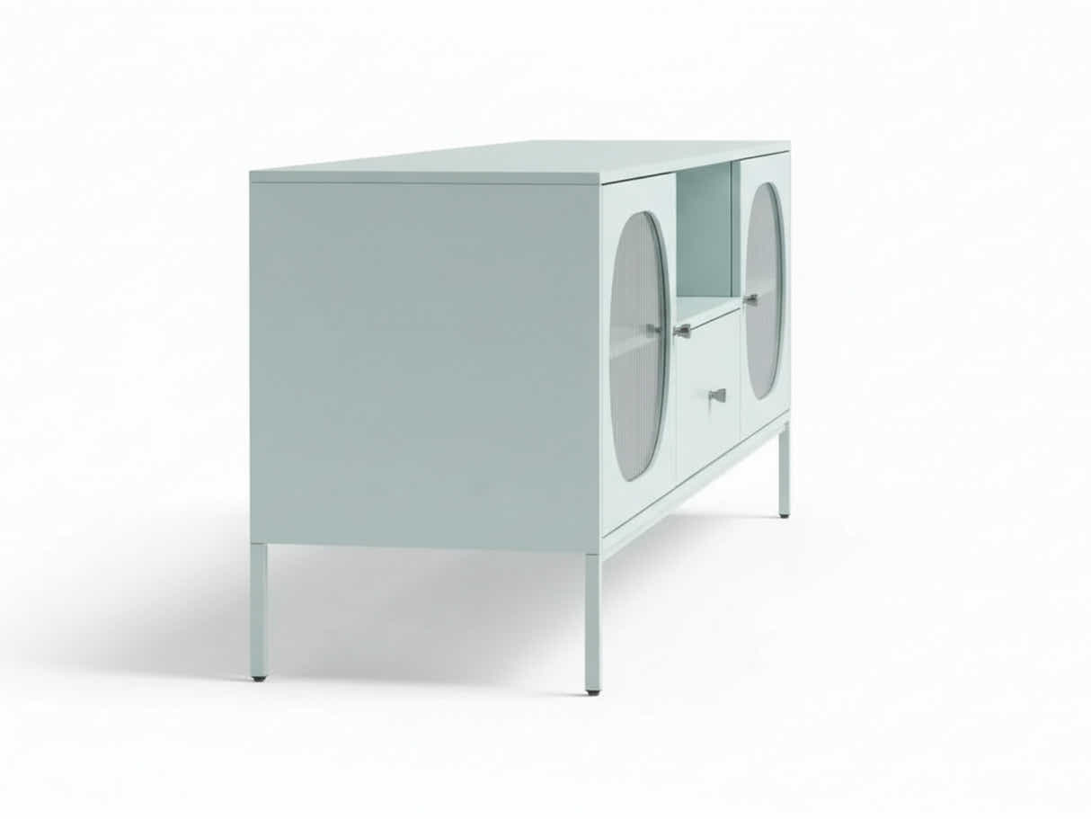 Lonna Steel Entertainment Unit Mint - 160 cm