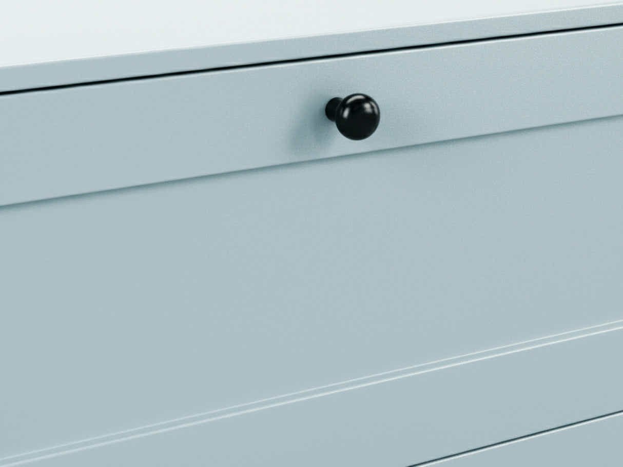 Lonna Steel 4-Drawer Tallboy - Mint