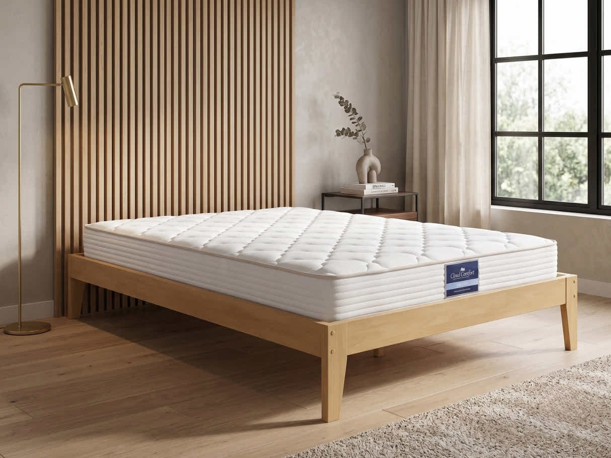 Euro Top Mattress PIL20 with Pillows - Queen