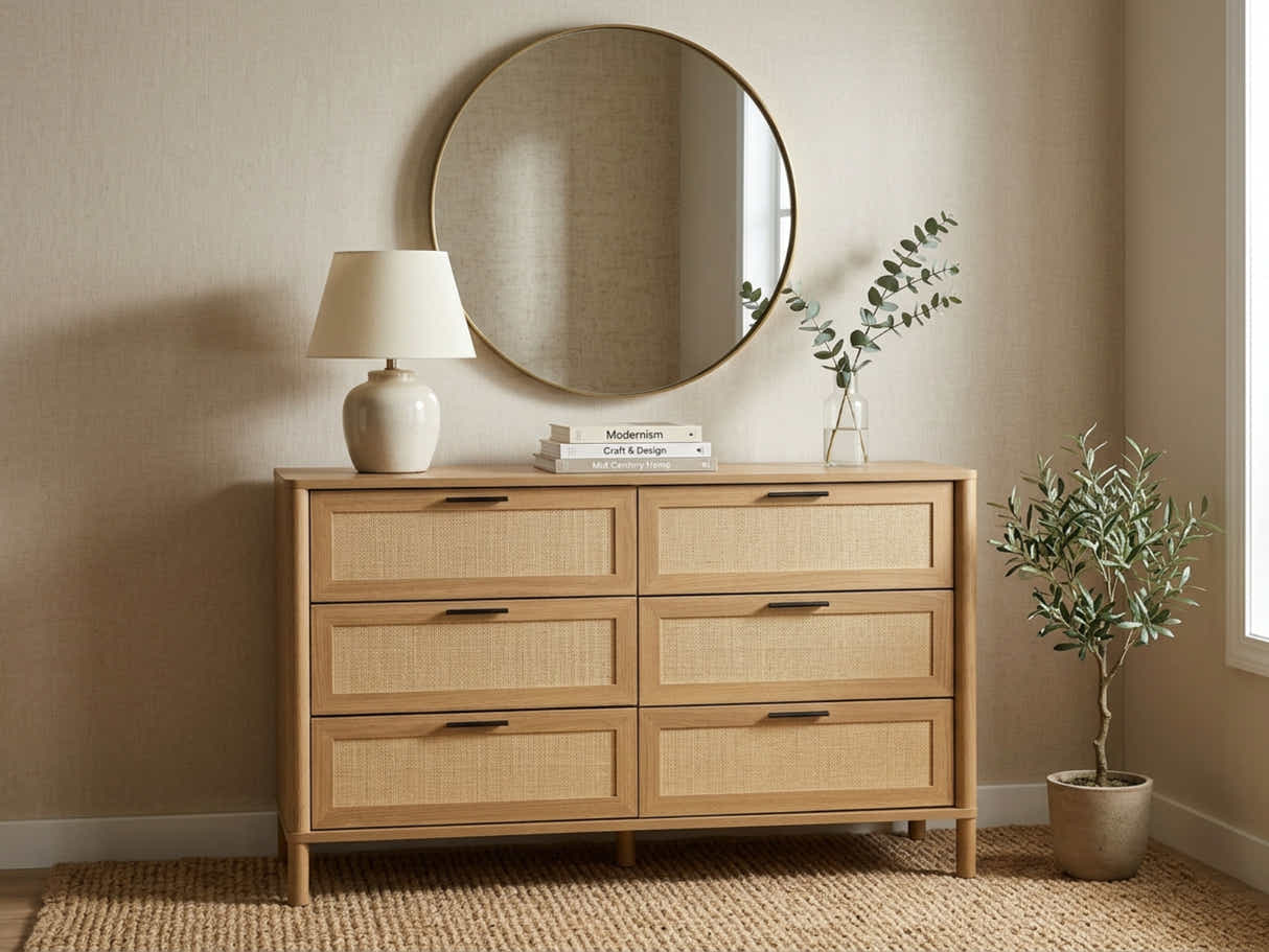 Naturlig Plus 6-Drawer Lowboy