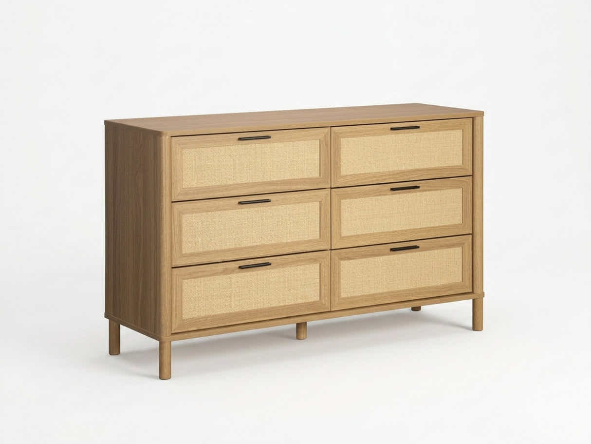 Naturlig Plus 6-Drawer Lowboy